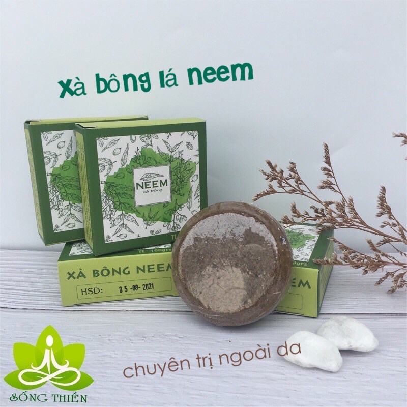 XÀ BÔNG LÁ NEEM 100 GRAM