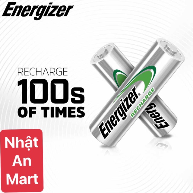 Bộ 2 pin sạc AA Energizer Recharge Extreme 2300mAh (Bạc)