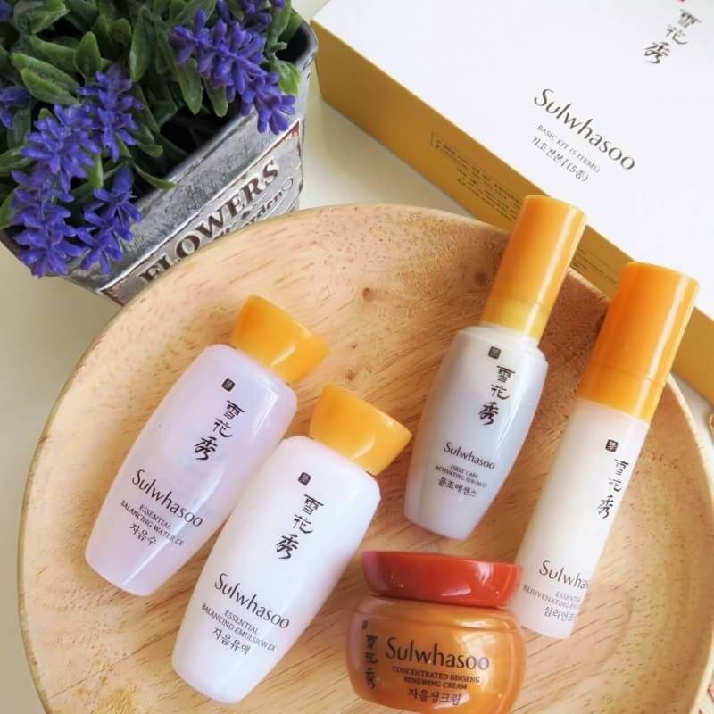 Bộ mỹ phẩm kit dưỡng cơ bản Sulwhasoo 5 món