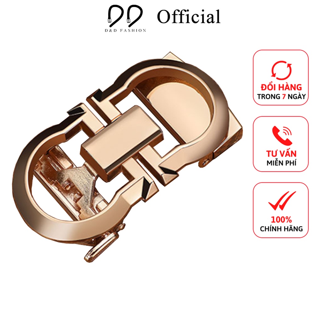 Đầu khóa thắt lưng nam tự động mẫu số 8 chất liệu kim loại không gỉ (Mã DDF47) - D&D Fashion