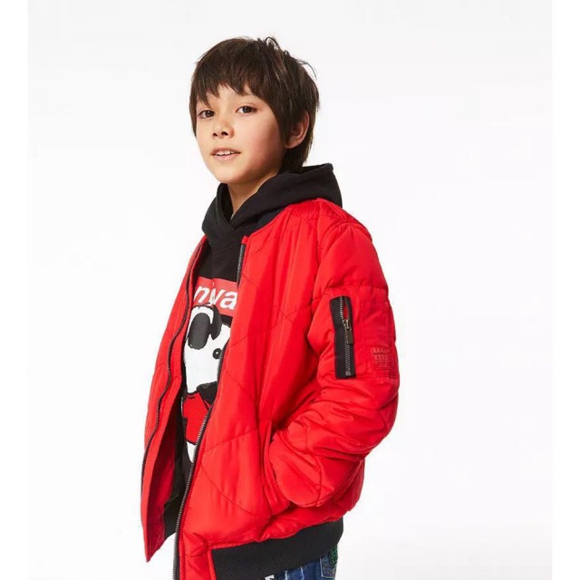 (xả) (thanh lý) Áo khoác phao Bomber Zẩ bé trai, bé gái (Sz: 4/5-11/12y)