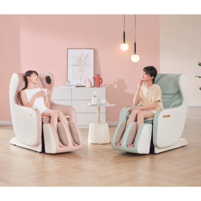 Ghế Massage Toàn Thân Maxcare SORO V1 - Xanh / Hồng, Kích thước 660x1300x1100mm