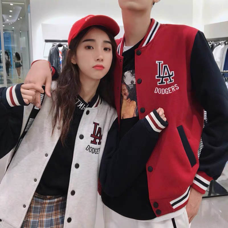 Áo khoác bomber nỉ unisex phối tay khác màu cá tính | BigBuy360 - bigbuy360.vn