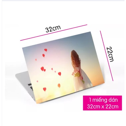 Mẫu Dán Skin Decal Trang Trí Laptop Nghệ Thuật LTNT - 407