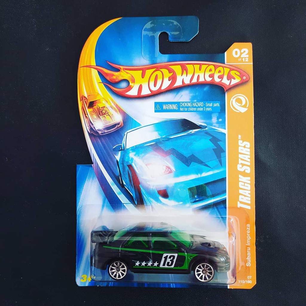 Hot Wheels Mô Hình Xe Hơi Subaru Impreza Track Stars Rực Rỡ (Max 1 Cái)