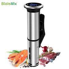 BioloMix Sous vide máy nấu chậm nồi nấu chân không màn hình điều khiển chính xác kỹ thuật số LED - SV-8006 ( Hàng có sẵn