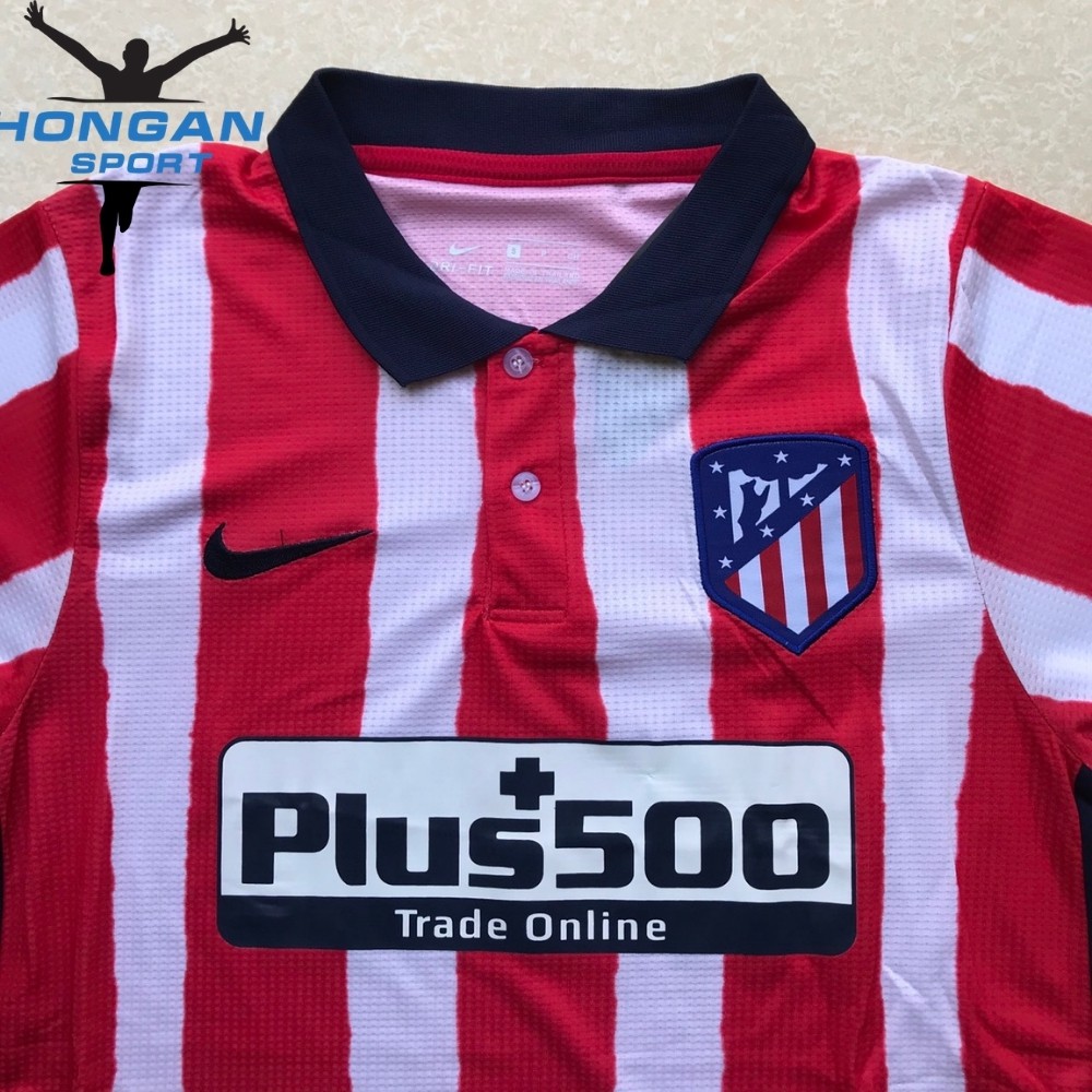 [CAO CẤP] Áo Bóng Đá Thể Thao Đá Banh CLB Atletico Madrid Đỏ Sân Nhà Chất Polyester Hàng Thailand - HỒNG ÂN SPORTS