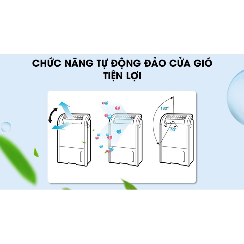 Máy hút ẩm và tạo ion Sharp DW-D20A-W