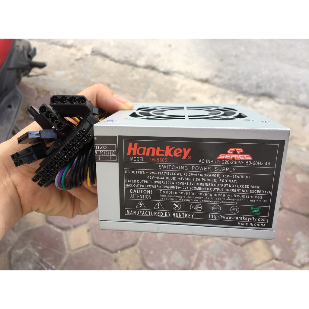 Nguồn Máy Tính Mini Hankey Kèm Dây Nguồn - BH 12 Tháng