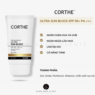 KEM CHỐNG NẮNG VẬT LÝ CORTHE 50g