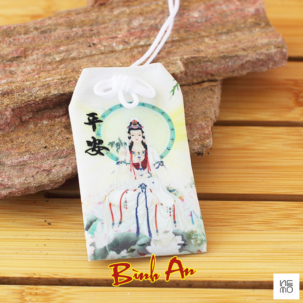 Túi May Mắn Omamori Thần Tài, Quan Âm, Kèm Quà Tặng - OMTT4M