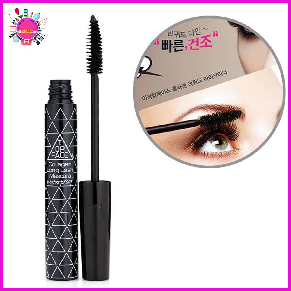 MASCARA SIÊU DÀY VÀ CONG COLLAGEN TOP FACE