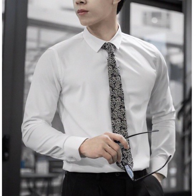 Áo Somi Nam Công Sở ZR Cao Cấp Đủ Màu (Trắng, Đen, Xanh) 