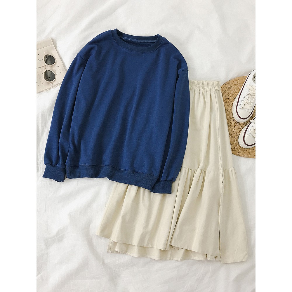 (CÓ SẴN) Chân váy xòe dài đuôi cá xẻ tà Vintage | BigBuy360 - bigbuy360.vn