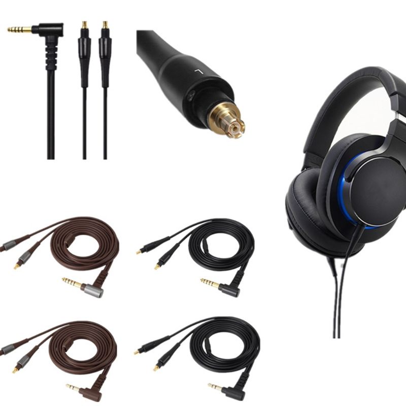 Dây cáp thay thế 3.5MM/4.4MM A2DC cho tai nghe ATH-SR9 ES770H ES750 ESW950 ESW990H ADX5000 MSR7