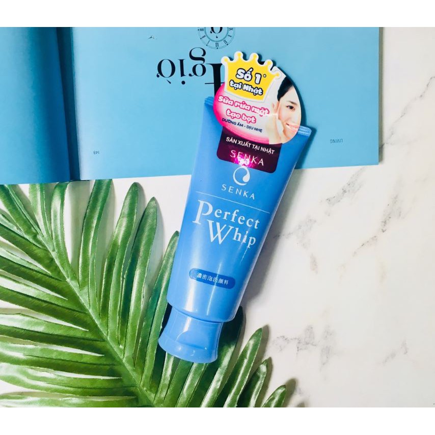 Sữa Rửa Mặt Tạo Bọt Làm Sạch Sâu Cho Da Dầu Senka Perfect Whip U 120g | BigBuy360 - bigbuy360.vn