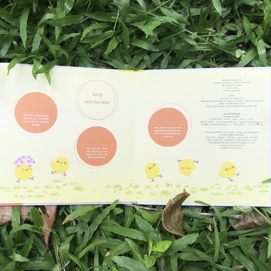 Sách - Ehon Nhật Bản - Gà Con (Sách bìa cứng cho bé 0-6 tuổi)