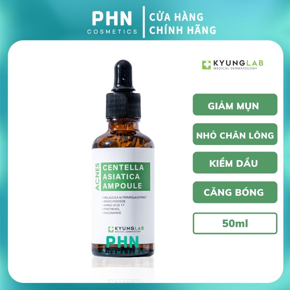 Tinh chất serum giảm mụn, ngừa mụn KYUNG LAB ACNES CENTELLA ASIATICA AMPOULE 50ml