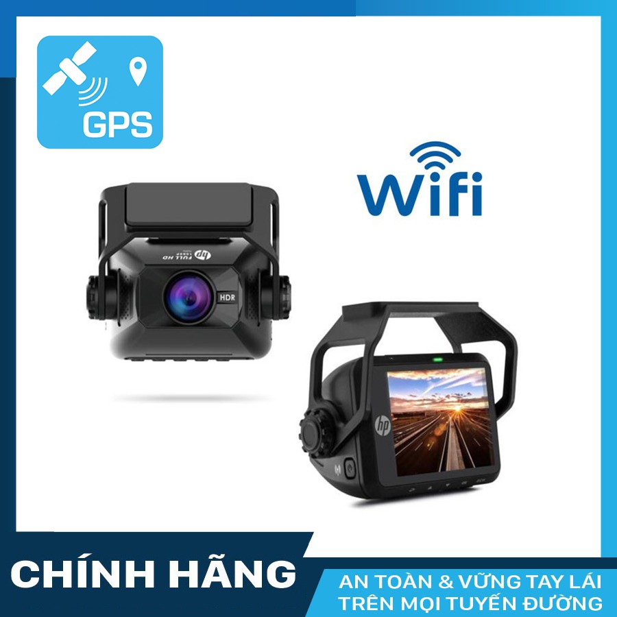 Camera hành trình HP F660x Wifi GPS + thẻ nhớ 32GB Class 10 | BigBuy360 - bigbuy360.vn