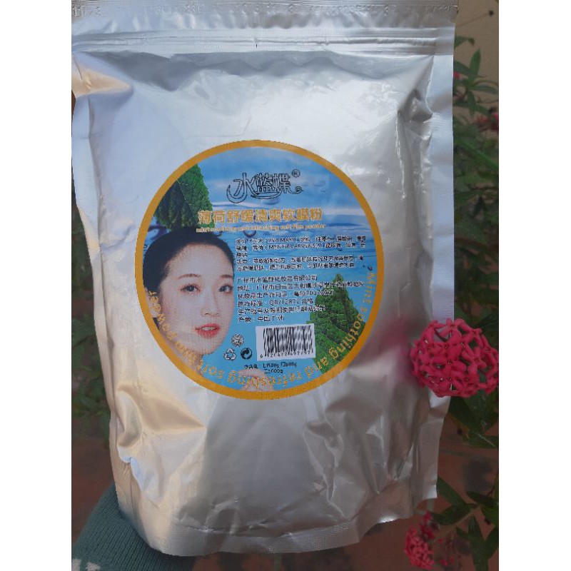 bột mặt nạ bạc hà