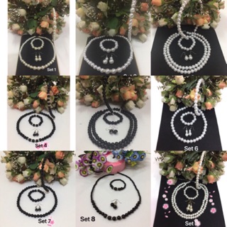 Bộ trang sức ngọc trai handmade