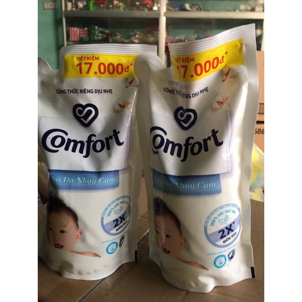 NƯỚC XẢ VẢI Comfort cho da nhạy cảm túi 800ml