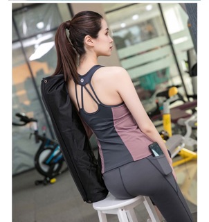Áo tập gym, yoga dây chéo lưng - Hàng cao cấp