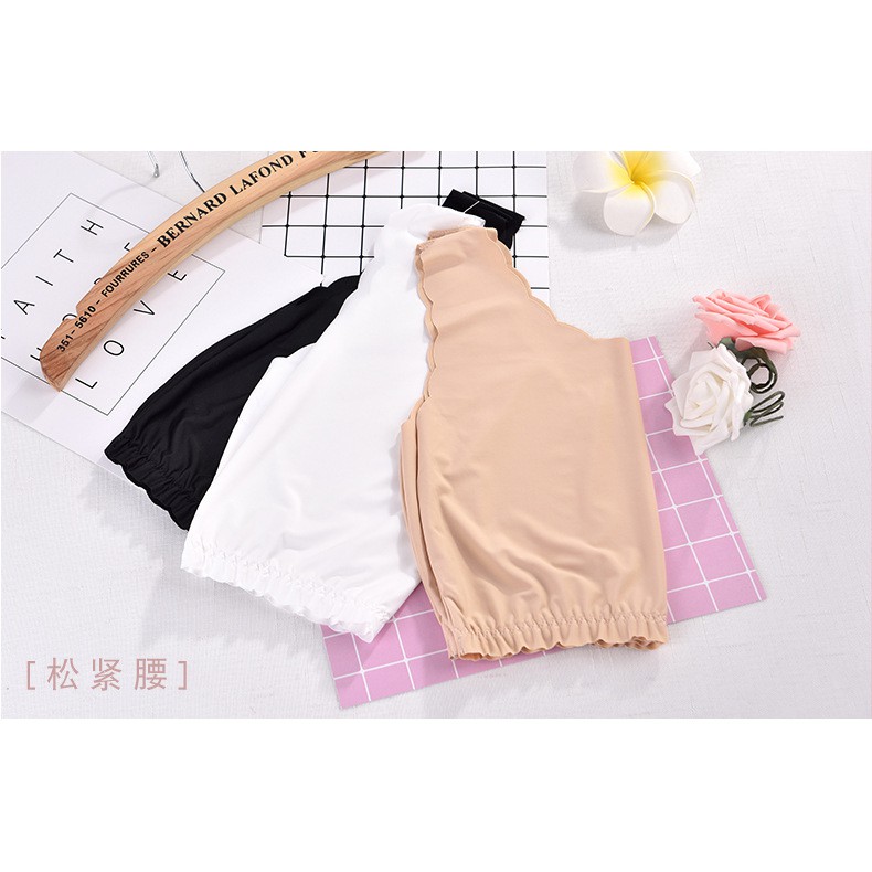 Áo croptop nữ chất mát lạnh mềm mịn thời trang thu đông 2019 - Áo mặc trong