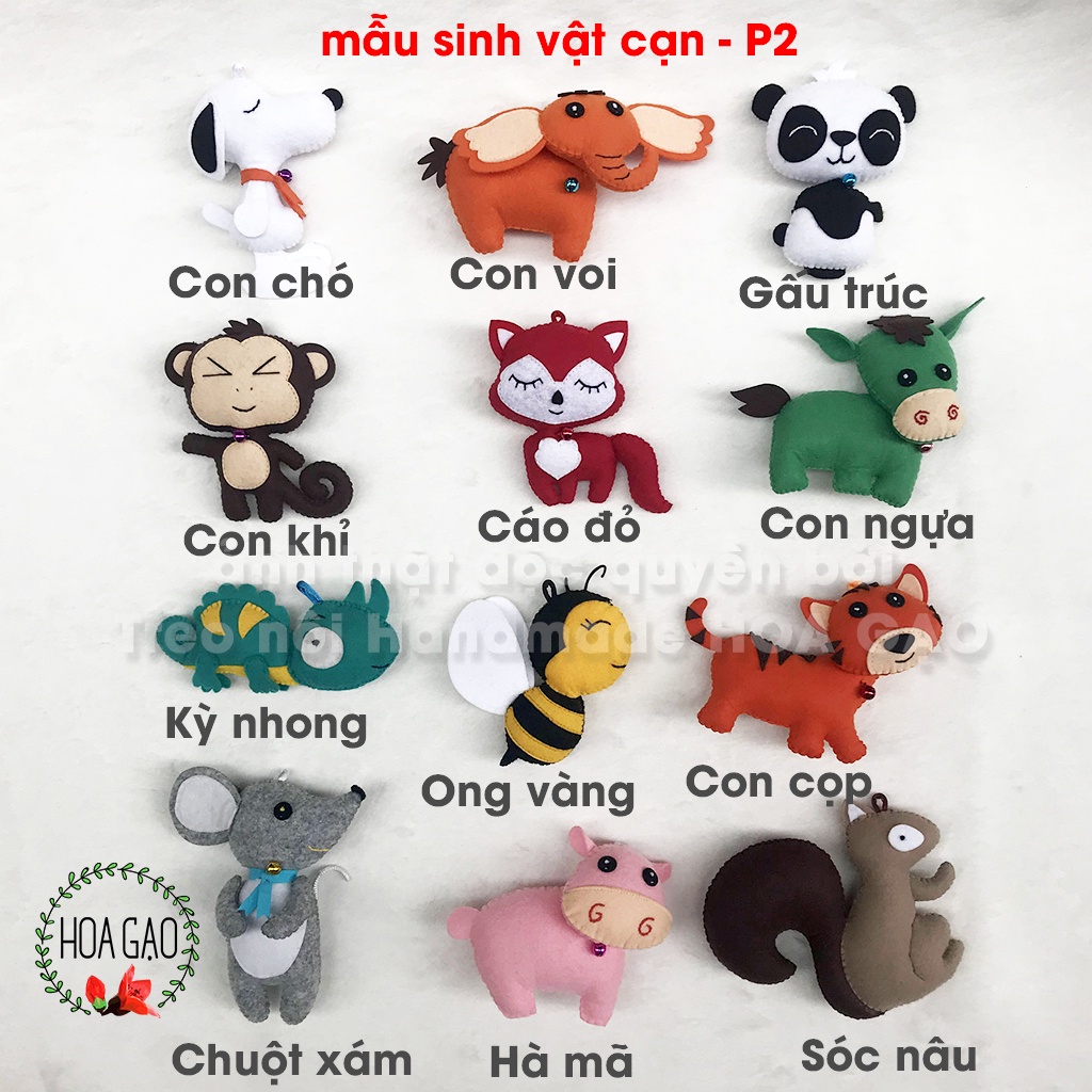 Treo nôi kích thích thị giác, đồ chơi sơ sinh treo nôi cũi xe đẩy kệ chữ A HOA GẠO GTMC mẫu sinh vật cạn chất lượng