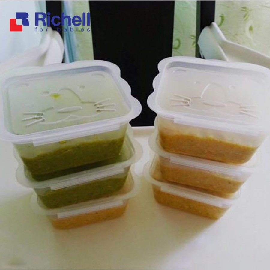 Bộ chia thức ăn Richell-Nhật Bản