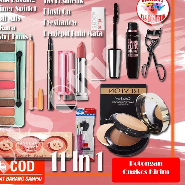 (hàng Mới Về) Túi Đựng Mỹ Phẩm 11 Trong 1 Tiện Dụng Cho Nữ | BigBuy360 - bigbuy360.vn