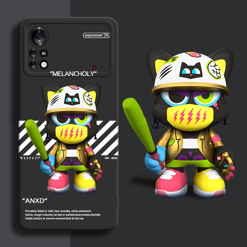 Ốp Điện Thoại Silicon Mềm Chống Sốc Hình Gấu Nổi 3D Cho Xiaomi POCO X4 Pro 5G X5 X3 NFC M4 M3 F3 F4 GT 4G