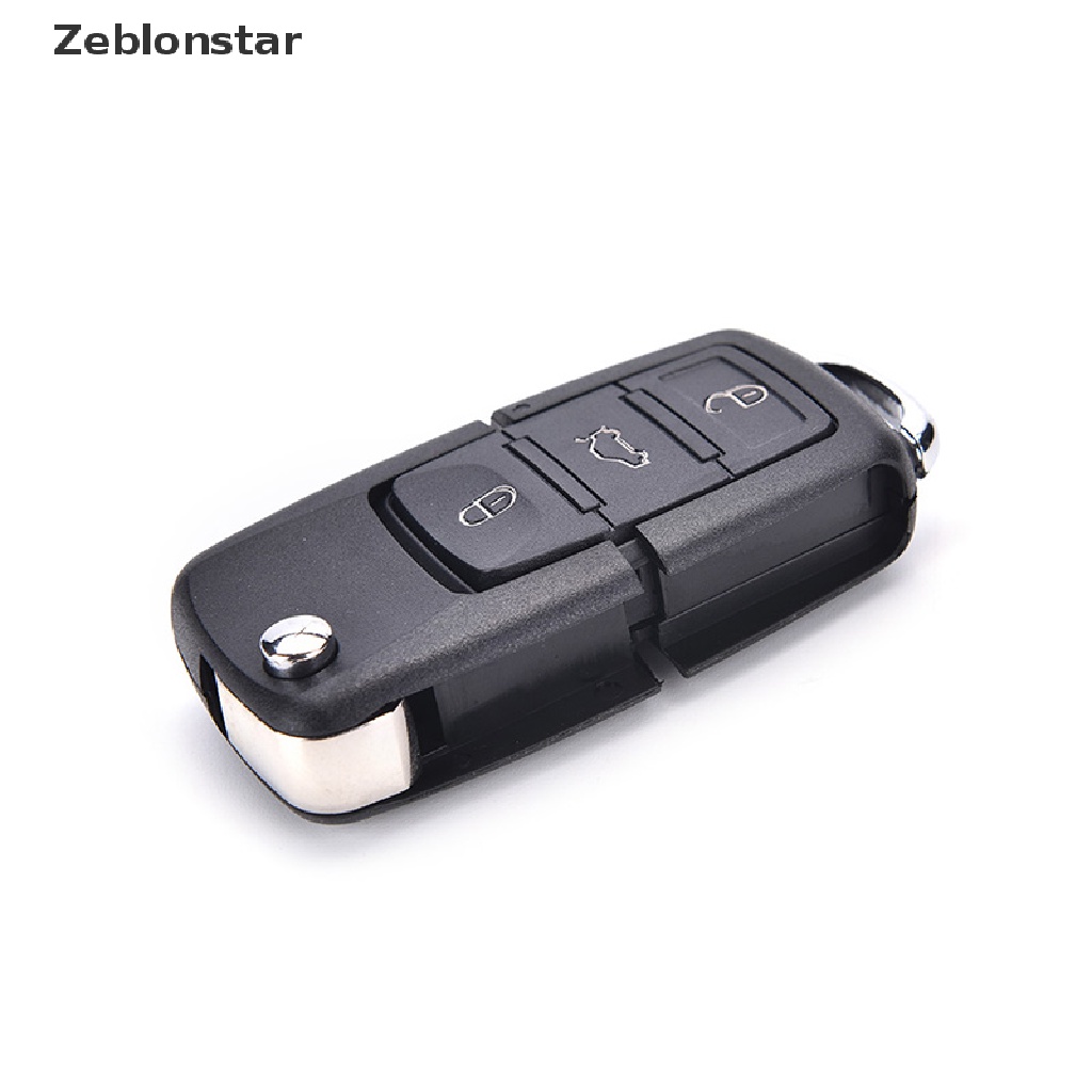 Vỏ Chìa Khóa Điều Khiển Từ Xa 3 Nút Gấp Được Cho Volkswagen VW Golf Passat Polo Bora