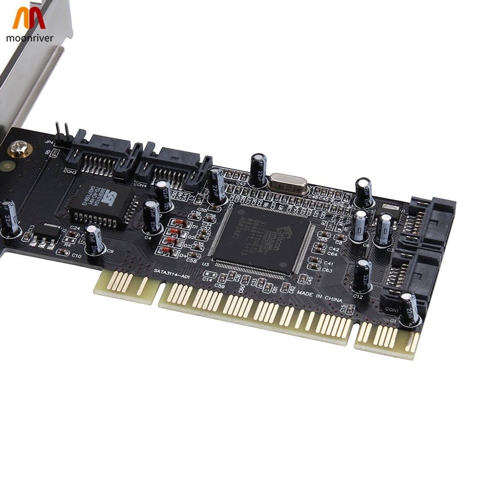 Bảng Mạch Chuyển Đổi Từ Pci Sang 4 Cổng Sata Ata Raid Sil3114 3114 Thẻ