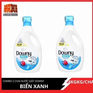 COMBO 2 chai Nước giặt Downy Biển xanh 2X2.4kg