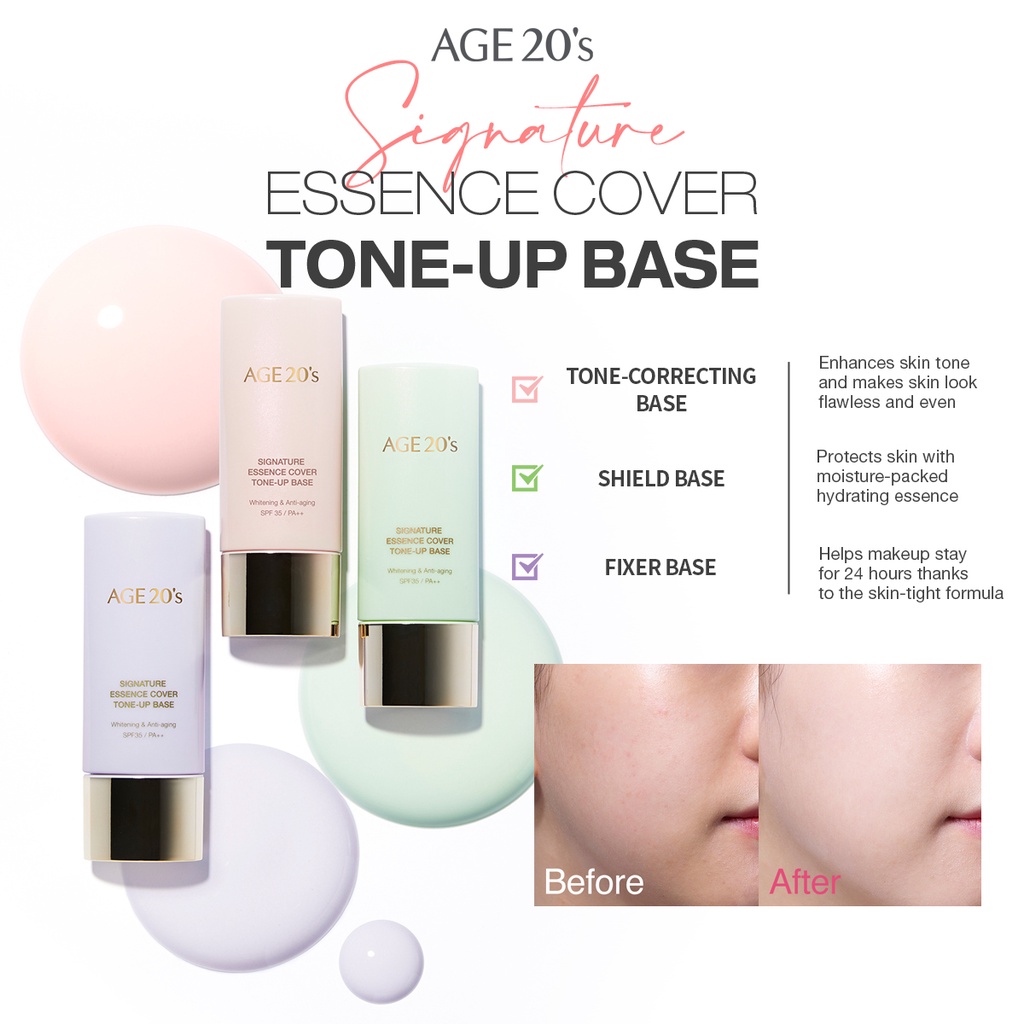 Kem nền AGE 20's dung tích 40ml SPF 35 PA+++ che phủ hoàn hảo