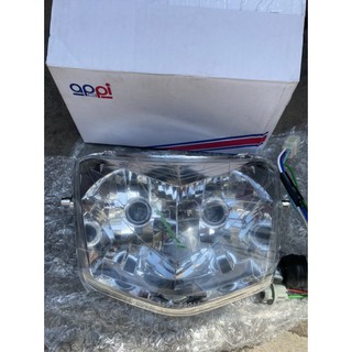 Choá đèn 2 bóng appi Malaysia , Chính hãng cho Wave@ , Wave s110 Full Dây Điện , Không Mờ