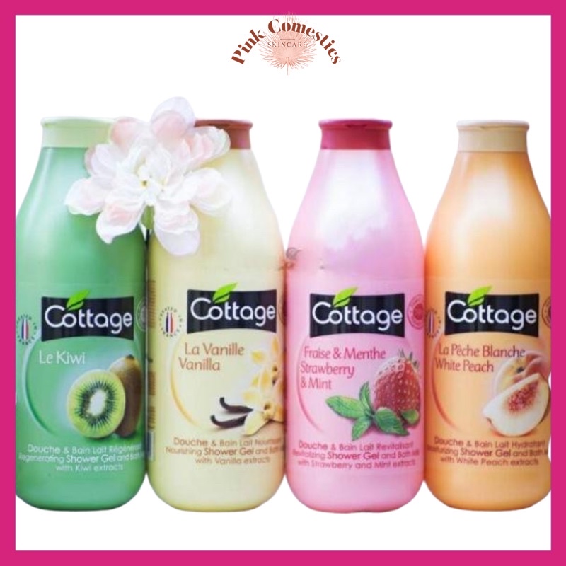 Sữa Tắm COTAGE  Pháp Hương Cực Thơm (750ml)