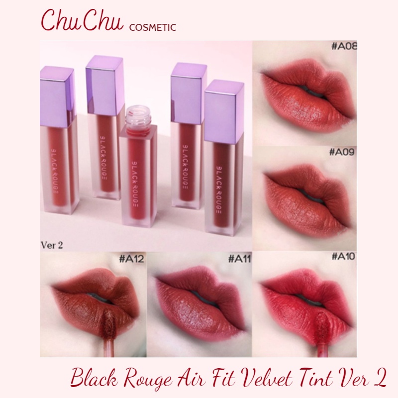 Son kem Black Rouge Airfit Velvet Tint Ver 1 Ver 2 Ver 3