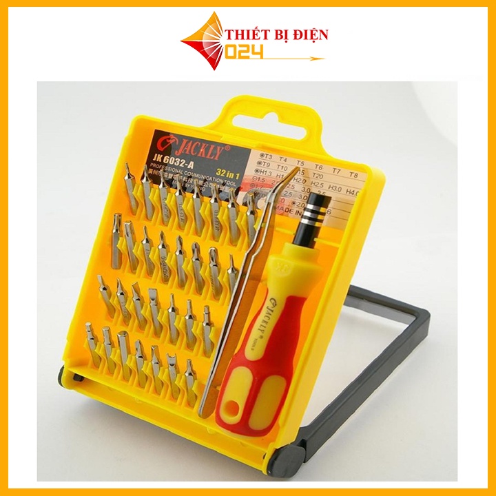 Bộ Tô Vít 32 Đầu Screw ( Tặng 1 Kẹp Linh Kiện Cong )