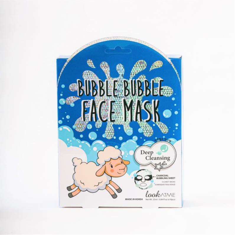 Mặt Nạ Sủi Bọt Thải Độc Trắng Da LOOKATME Bubble Bubble Face Mask 25ml HAJAKO
