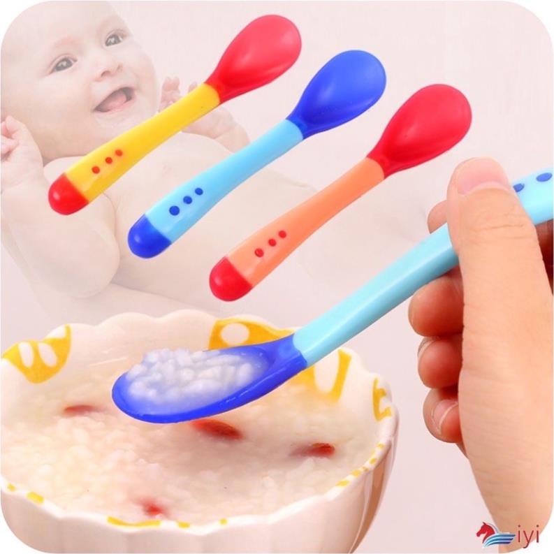 Thìa báo nóng muỗng ăn dặm cho bé