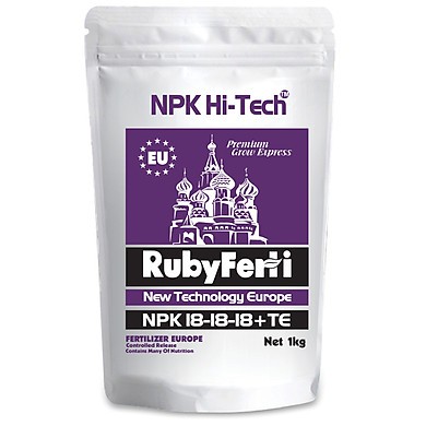 Phân bón NPK 18-18-18+TE RubyFerti   - Thích hợp cho mọi loại cây