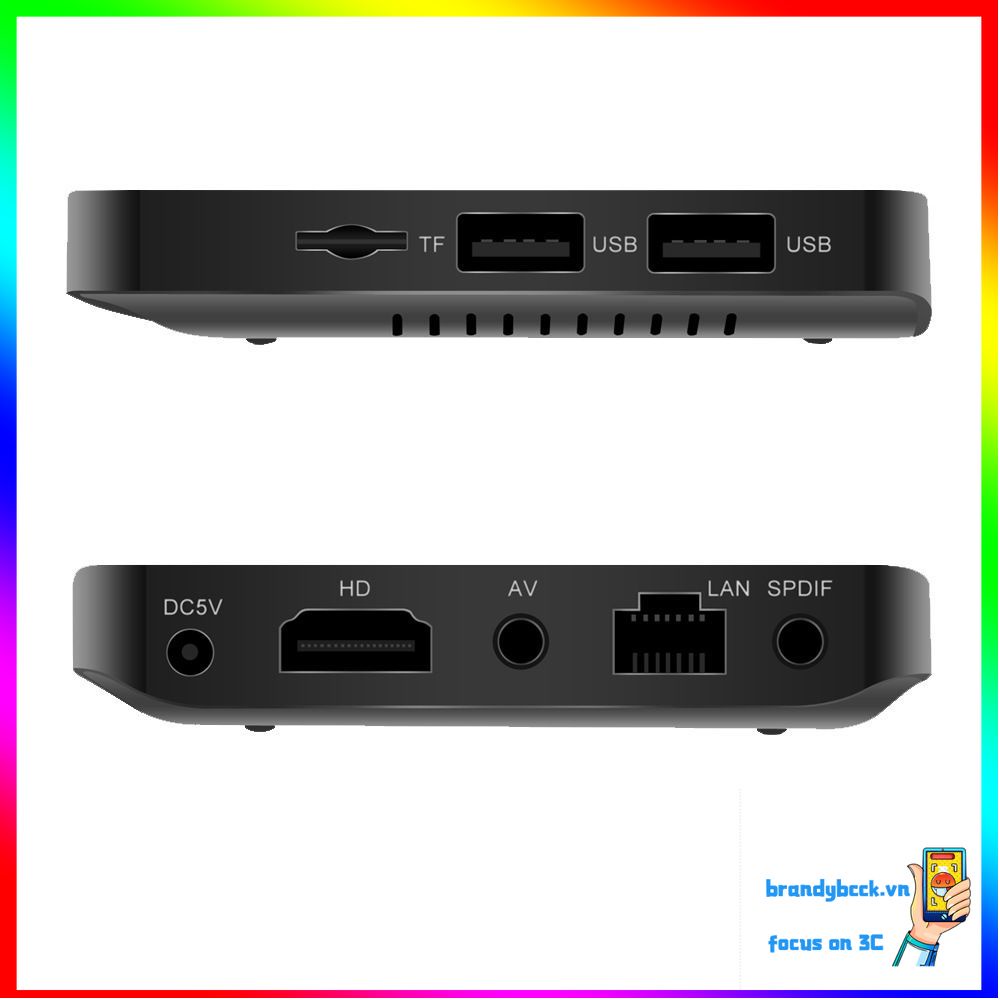 Đầu TV box Q96 mini Android 10.0 S905L L I T 2.4G WIFI 4K 4GB + 64GB ChấT LượNg Cao