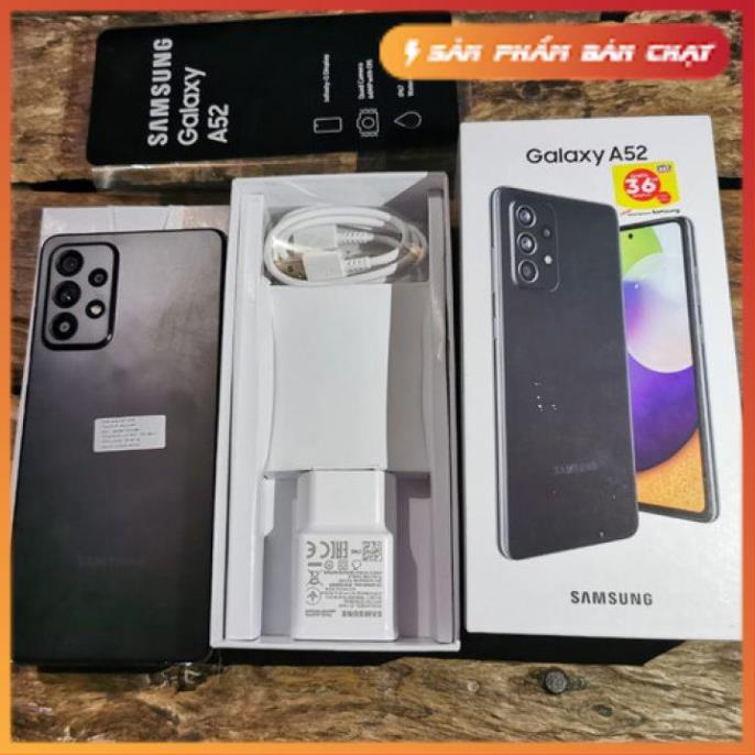 Điện thoại SAMSUNG GALAXY A52 8/128GB -Hàng chuẩn chính hãng bảo hành 12 tháng