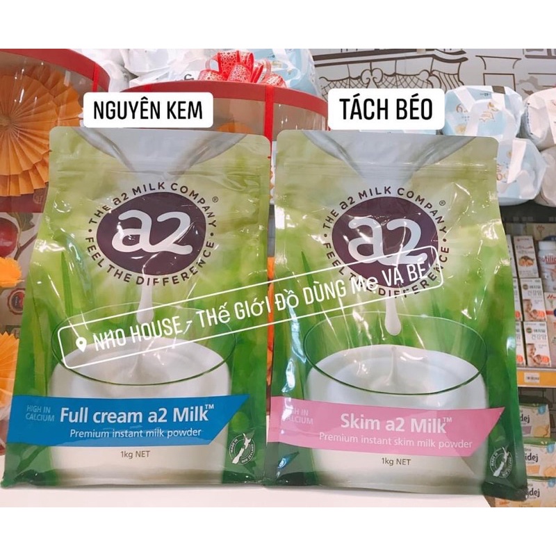 Sữa A2 Úc Nguyên Kem, Tách Kem 1kg Chính Hãng