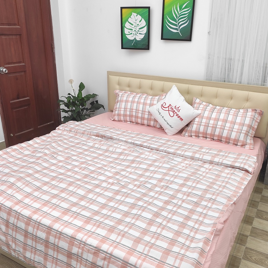 Bộ Chăn ga gối 4 món cotton 908 Shop Kingroom chuyên ga giường , bọc nệm | BigBuy360 - bigbuy360.vn