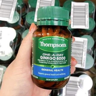 Bổ Não Thompsons One -A - Day Ginko 6000 Úc 60 Viên của Úc