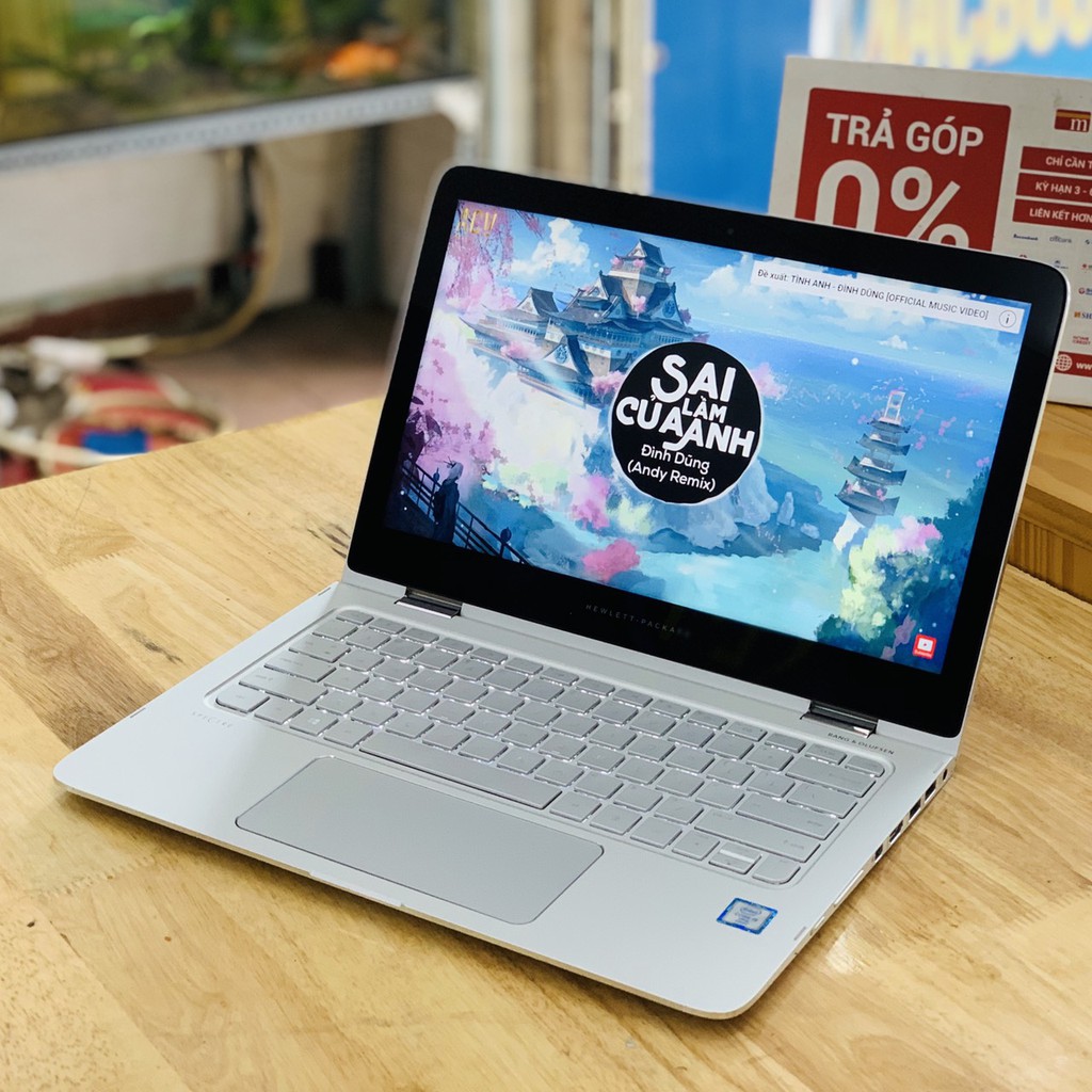 Laptop HP Spectre Pro X360 G2 i5-6300U Ram 8GB SSD 256GB 13.3 inch Cảm Ứng Full HD Xoay Gập 360