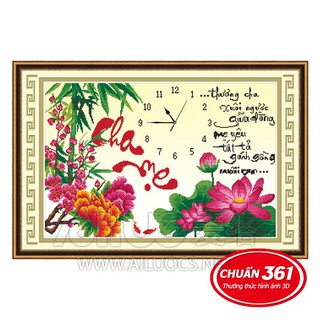 Tranh thêu đh - cha mẹ ms 56700
